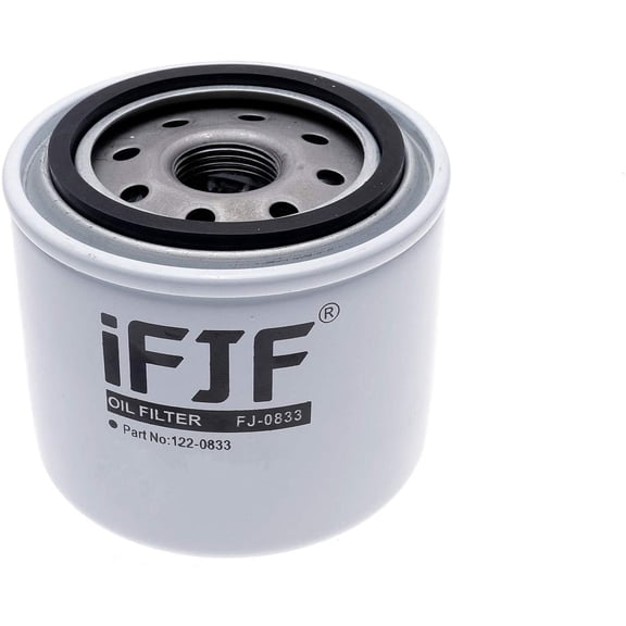 iFJF 122-0833 Spin-on Oil Filter Replacement for RV QD 3200 6000/8000 10000/12500 Series HDKAH HDKAK HQD Series HQDPA HQDPC 30 Micron Replaces PH3593A LF3591 B179