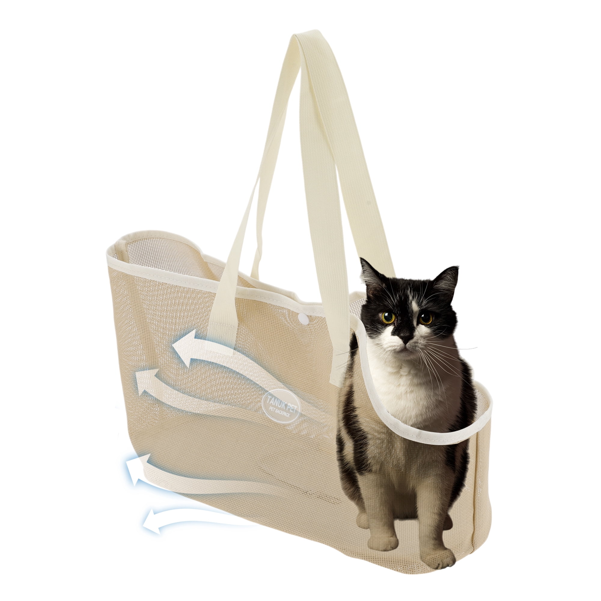 Unique Bargains Foldable Pet Carrier Handbag with Removable Mat Khaki