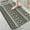 Black and White Tribal inspired, variant on 1pc Black and White Tribal inspired Bathroom Rug Bathroom Decor and Accessories- Durable,Anti Slip,And Quick Drying,Suitable For Indoor/outdoor Use - Perfect For Bathrooms,Bedrooms,Kitchens,Terraces