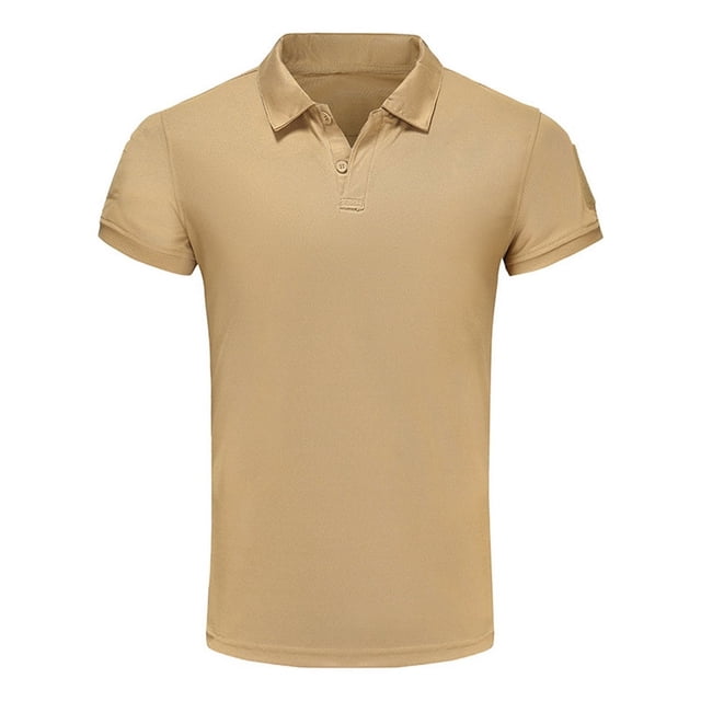 Playera Tipo Polo Hombre Manga Tactico Corta Militar Táctic