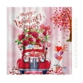 thumbnail image 1 of Liquidation Rideau de Douche Décoratif de la Saint-Valentin Série Amour Rideau de Douche Doublure de Rideau de Douche Long, 1 of 3