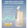 thumbnail image 3 of Edifier W830NB Auriculares inalámbricos supraaurales con cancelación activa de ruido de -45 dB, tiempo de reproducción de 94 horas, sonido de alta resolución LDAC, audio espacial, carga rápida, conexi, 3 of 5