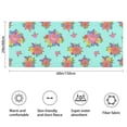 thumbnail image 3 of Pioneer Flower Floral Print Pattern Bathroom Rugs Mat, Non Slip Microfiber Bathroom Rug with Rubber Backing, Soft Mats for Bathroom Floor Tub Shower, 24"x60", 3 of 5