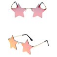 thumbnail image 4 of Wutalume Unisex Star Shaped Sunglasses, Fashion Solid Color Fun Eyewear for Dance Party, Holiday Celebration, Decorative Glasses, UV Protection, Novelty Accessory for Men and Women,Red, 4 of 4