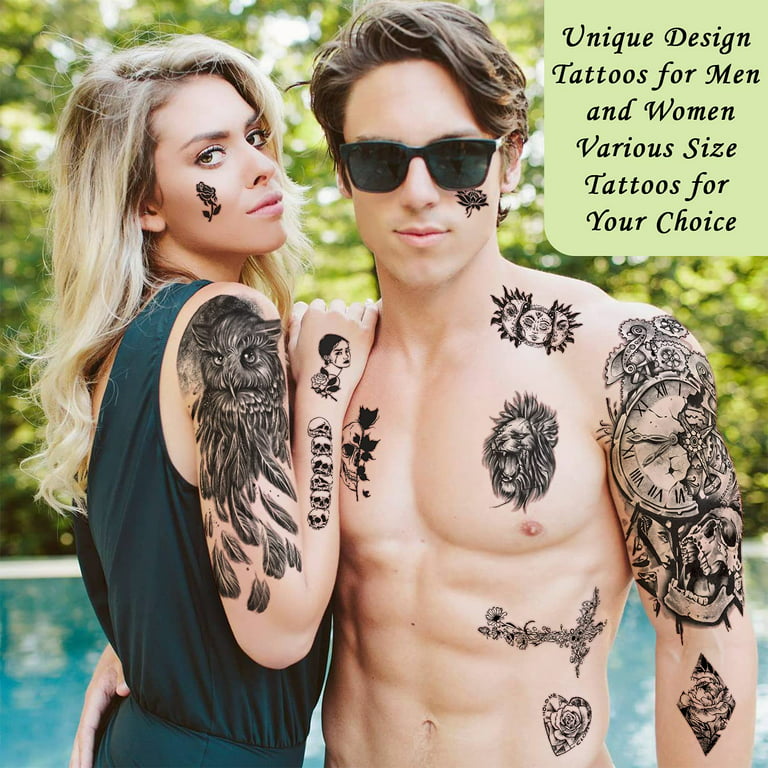 1 x sheet temporary tattoo party stickers stars body art ladies men boys  girls