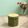thumbnail image 1 of COMPUKAS Cloth Fruit Foot Stool 11.8X11.8X11.4in for Children's Room Household Users Storage Seat Box 1Pack, 1 of 5