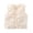 White, variant on Gtoiithly Toddler Baby Boy Girl Vest Little Kids Sleeveless Button Down Cardigan Jacket Outerwear Casual Loose Waistcoat for Kids Brown 3-6 Months