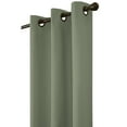 thumbnail image 4 of Commonwealth Thermalogic Weather Cotton Fabric Grommet Top Panel - 160x84" - Sage, 4 of 5