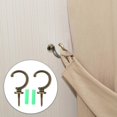 thumbnail image 3 of 2pcs Curtain Holdback Zinc Alloy Curtain Tieback Curtain Hook Curtain Holder, 3 of 4