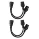 thumbnail image 2 of Cable de Alimentación Ligero Dual IEC320 C19 Hembra a C20 Macho 0,32 M ANGGREK, 2 of 7