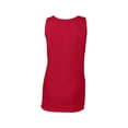 thumbnail image 6 of GILDAN G642L LADIES' SOFTSTYLE 4.5 OZ. FITTED TANK, Cherry Red, M, 6 of 6