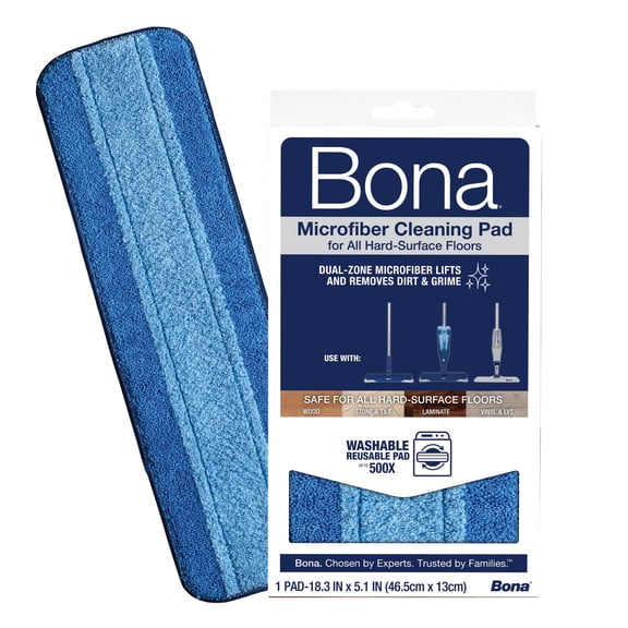 Bona Reusable Microfiber Cleaning Pad, 1ct