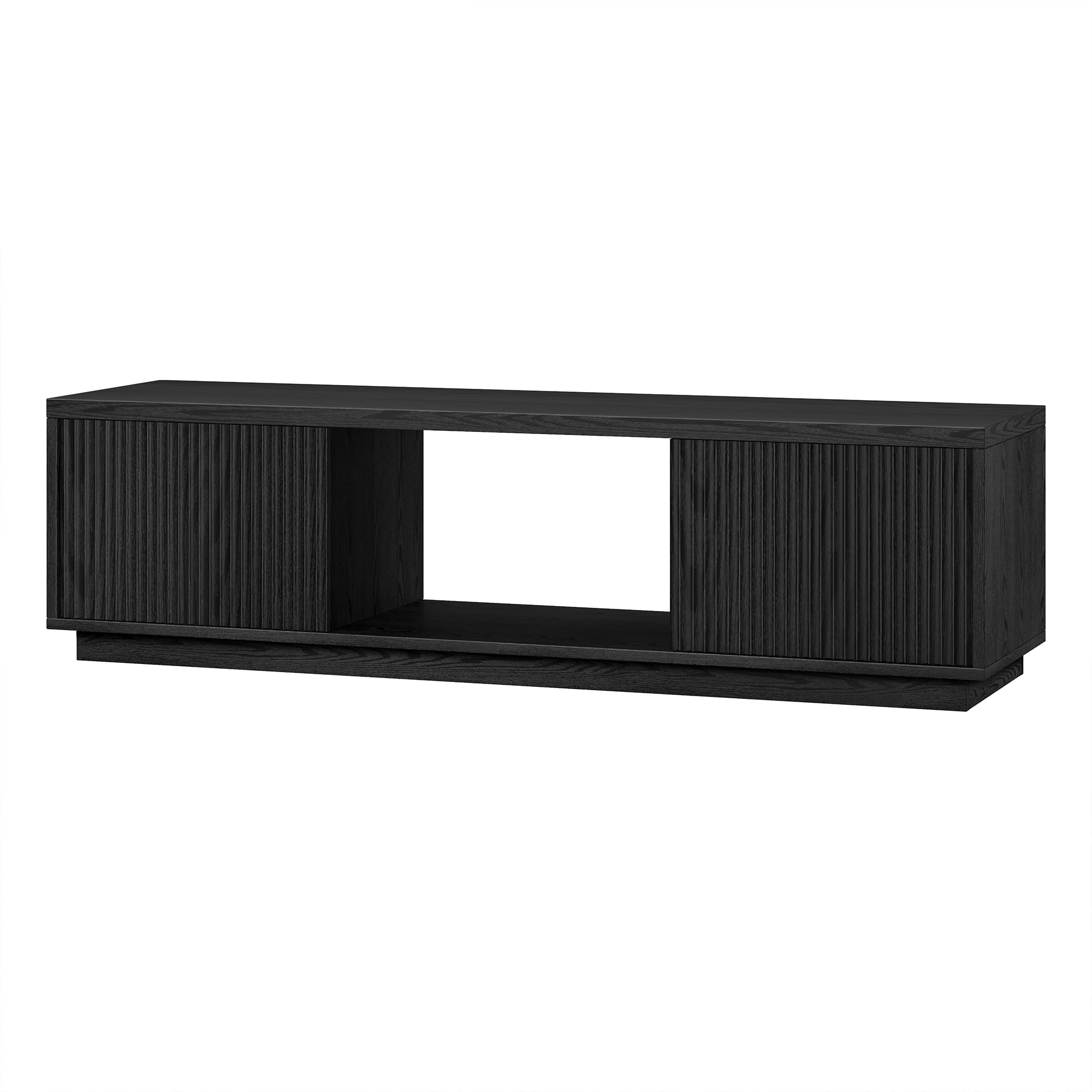 Dorian Rectangular TV Stand for TV's up to 65" in Black Grain