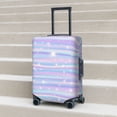 thumbnail image 5 of Uemuo Striped Gradient Printed Washable Luggage Cover - Fashion Suitcase Protector Fits 18-32 Inch Luggage -Large, 5 of 9