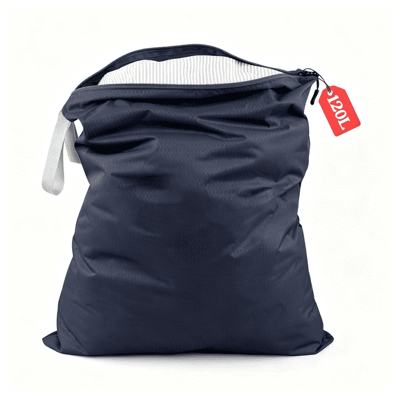 AOMRCOL 120L Extra Large Laundry Bag with Heavy-Duty Zipper-Water-Resistant Nylon Dirty Clothes Organizer for College Dorm,Travel&Camping-Tear-Resistant Storage Bag for Laundry Mat&Moving