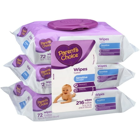 Parent's Choice 216ct Sensitive Flip Top