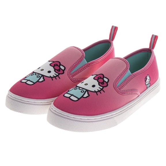 Sanrio Hello Kitty Girls Toddler Canvas Sneakers, Pink, Size: 4