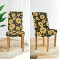 thumbnail image 4 of Sunflower Chair Covers Set of 4, Stretch Kitchen Chair Slipcovers Washable Removable Dining Chair Covers Protector for Dining Room, Hotel and Ceremony, 4 of 5