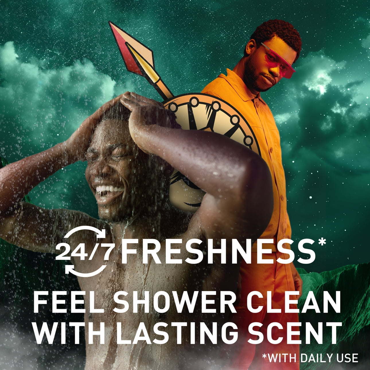 Old Spice Body Wash for Men, AlphaScentauri, Long Lasting Lather, 24 oz