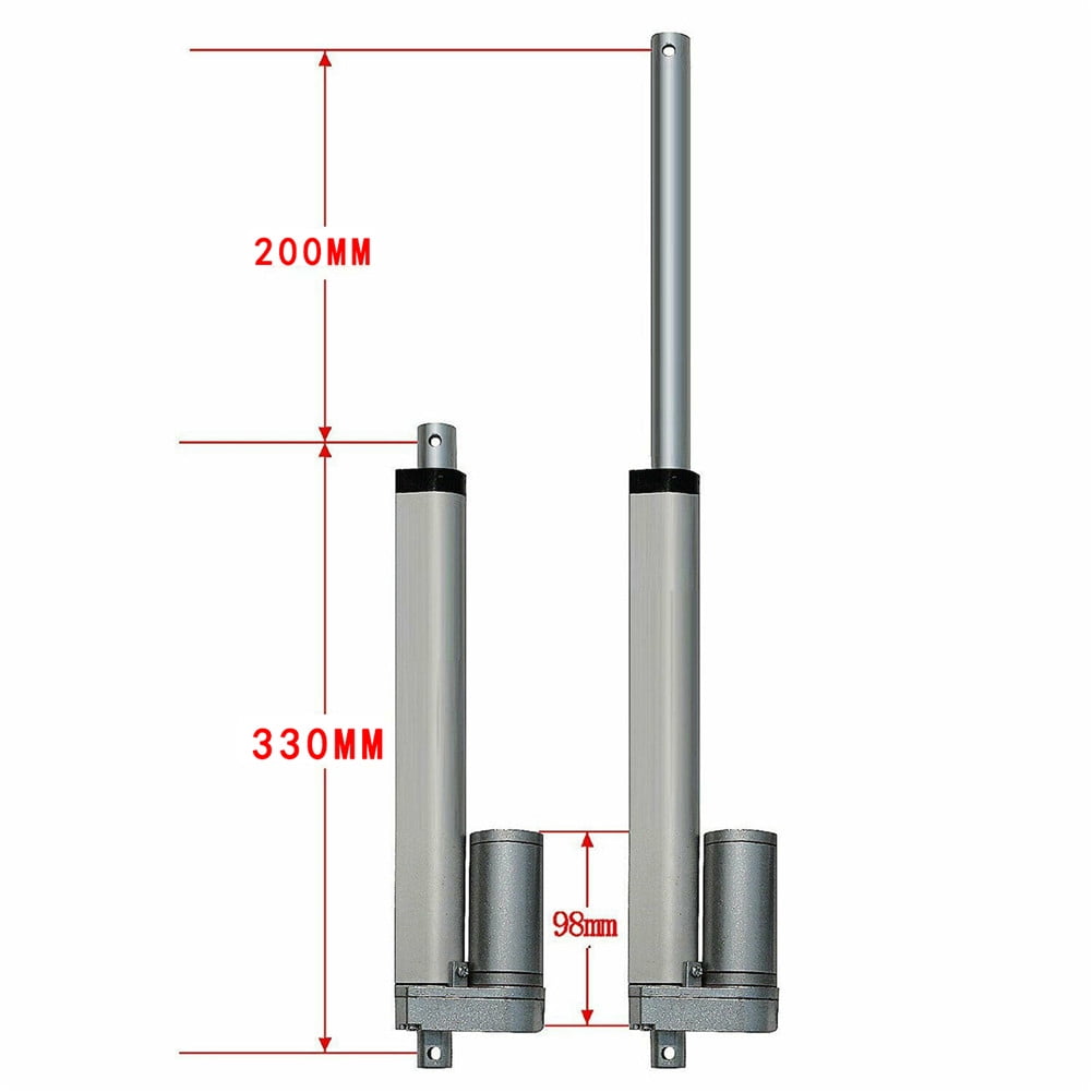 Electric Linear Actuator Cylinder Lift Stroke 50600mm 3000N DC12V 24V