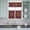 Red, variant on 3 Piece Kitchen Curtains and Valances Set Country Boho Cafe Curtains 24 Inch Length Farmhouse Ethnic Abstract Nation Aesthetic Valance & Tier Curtain for Living Room Bedroom Window 54"x18" 27"x24"*2