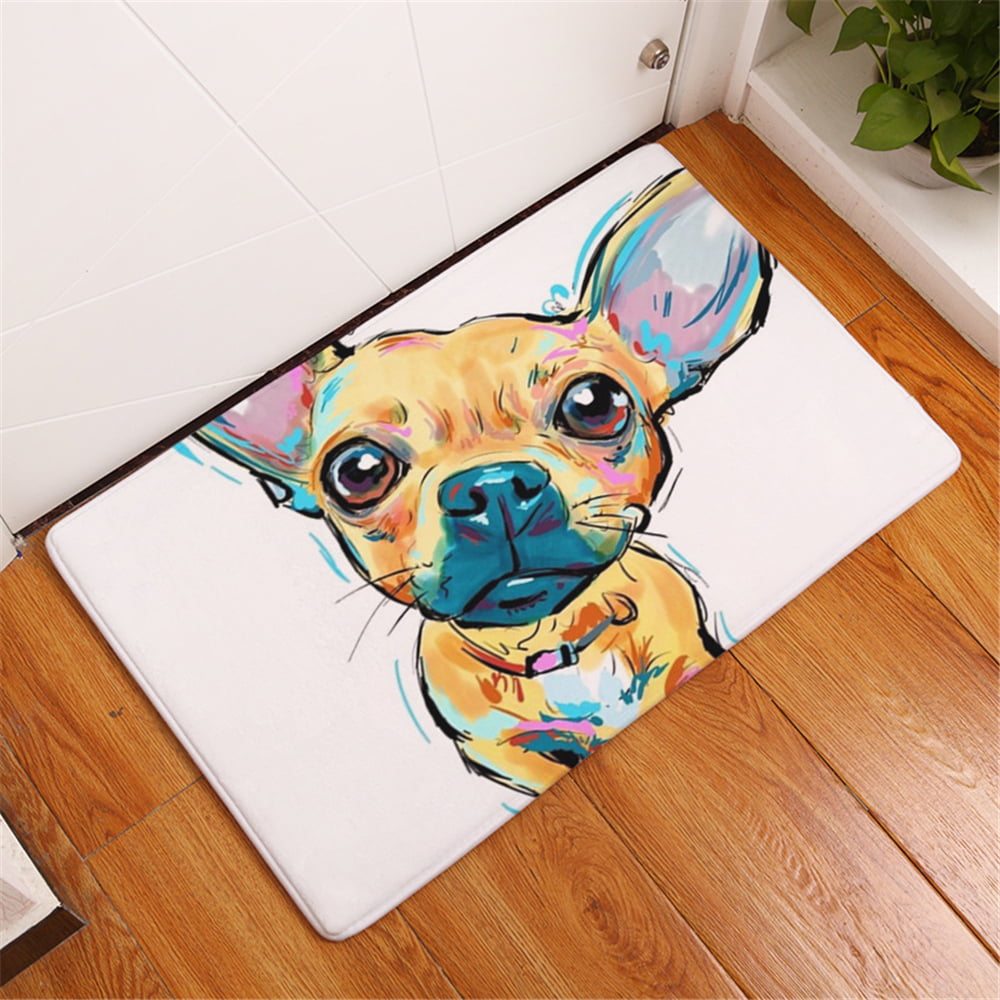 Bathroom Rug Non-Slip Area Rugs Mat Tub Rugs Doormat ﻿Brightly Decorated Floral Baby Dinosaur Non-Slip Absorbent Decor Memory Foam Soft Durable 23.6×15.7 Inches 31×20 Inches 36×24 Inches 