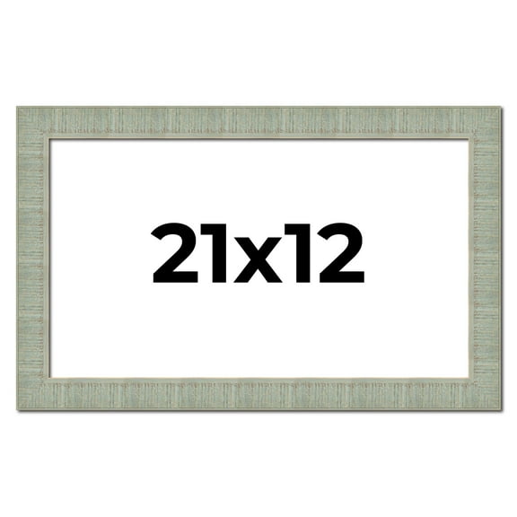 21x12 Frame Green Desert Pear Solid Wood Picture Frame | 1.625 Inch Moulding Width | Interior Frame
