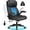 Black, variant on COOLHUT Big and Tall Office Chair 350LBS, Comfy Heavy Duty Executive Desk Chair with Adjustable Lumbar Support, Higth Back Computer Home Office Chair with Padded Flip -up Arms, Light Gray