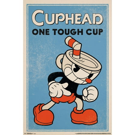 Cuphead - Tough Cup Poster and Poster Mount Bundle