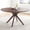 Brown, variant on Resenkose 47.2" Solid Wood Round Dining Table for 4-6 People with Intersecting Pedestal Base, Dark Walnut Finish, Brown