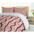 thumbnail image 5 of Ambesonne Feminist Duvet Cover Sets, Hand with Brass Knuckles, 2-King, Peach Dark Pink, 5 of 7