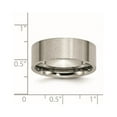 thumbnail image 6 of Chisel Titanium Brushed 8mm Flat Band, 6 of 7