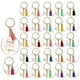 thumbnail image 2 of 240 Piezas de de Acrílico Borlas Espacios En Blanco de Círculo Transparente Llaveros de Agujero con Anillos de Salto con Cadena para Llaveros DIY, 2 of 7