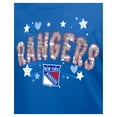 thumbnail image 6 of Girl's Youth New Era  Blue New York Rangers Flip Sequin T-Shirt, 6 of 6