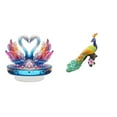 thumbnail image 1 of Escultura De Cisne Acrílico Para Centro De Mesa Y Figura De Pavo Real, Adorno Decorativo Para Estantería, Oficina, Jardín, Hogar, Patio, Decoración De Armarios., 1 of 8