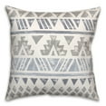 thumbnail image 2 of Creative Products Gray and Blue Aztec 18 x 18 Spun Poly Pillow, 2 of 3