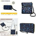 thumbnail image 5 of ZUXONGSY Jellyfish Galaxy Print Crossbody Bags Ladies Shoulder Handbags Purse and Wallet Set Leather Hobo Bag with Wallet Multi Pockets Satchel Purse with Adjustable Strap, 5 of 5