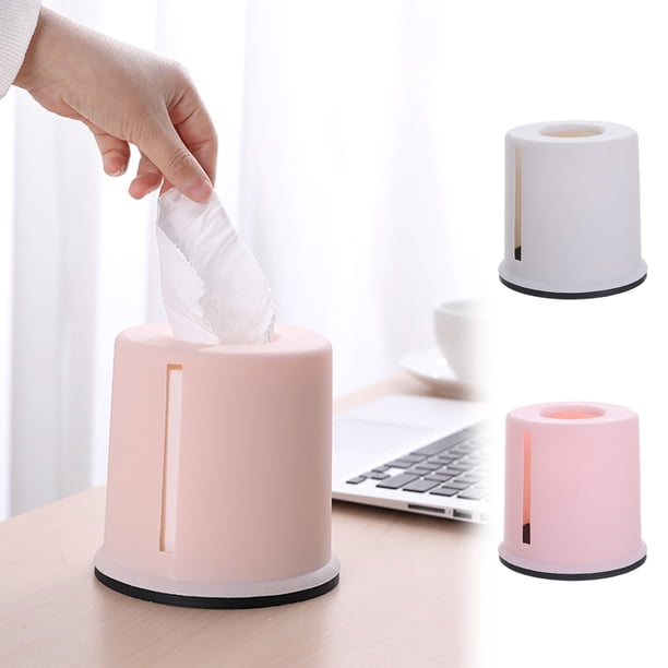 mfyjkho Estante De Almacenamiento De Escritorio De Plástico Multiusos Y Soporte Para Pañuelos Para Oficina O Hogar, Paquete De 1