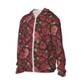 thumbnail image 2 of Xecao Rose Flowers for Sun Shirt-A lightweight, hoodie-style long-sleeve UV protection garment designed for other outdoor activities., 2 of 9