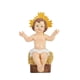 thumbnail image 2 of Decoraciones navideñas, adornos navideños, regalos navideños. Decoraciones navideñas con luz. Figura del Santo Niño sentado. Escultura de resina para escritorio. Estatua del personaje., 2 of 7