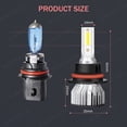 thumbnail image 6 of Light Bulbs Fit for Ford Crown Victoria 1998-2011, 9007 High Low Beam High Performance LED Headlight Bulb Combo, 6000K White Light, Pack of 2, 6 of 12