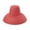 Red, variant on Women's Wide Brim Paper Straw Sun Hat Retro Elegant Style Foldable Beach Hat for Travel and Photo Red