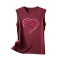 thumbnail image 5 of VKOYWKM Womens Breast Cancer Awareness Tank Tops Pink Ribbon Graphic Tank Top Sleeveless Crew Neck Fight Cancer Shirts Inspirational Breast Cancer Tank Tops, 5 of 5