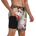 thumbnail image 3 of Haiem Christmas Gingerbread Cookies Men'S Quick-Dry Swim Trunks: Comfortable Beach Shorts With Mesh Lining And Pockets - Ideal For Swimming And Sunbathing Medium, 3 of 9