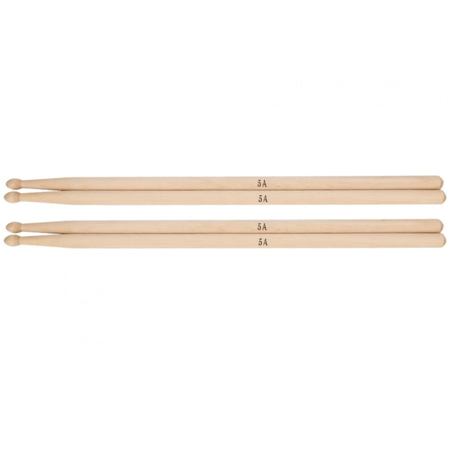 2 pares de batería de Jazz de madera de arce 5A/5B, accesorio para instrumentos musicales