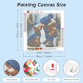 thumbnail image 4 of Diamond Painting Kits for Adults Animal Dog, Kiss The Dog Diamond Art Kits, 5D DIY Full Drill Round Gem Painting Art Craft Home Decoration Gift 12×12Inch$$Art & Craft, 4 of 7