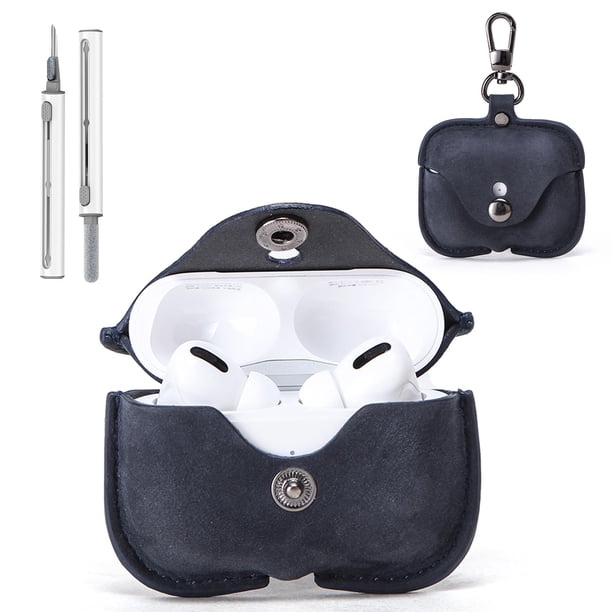 Funda de piel para AirPods Pro 3/AirPods Pro 2 Vintage Cowhide