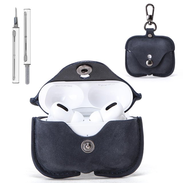 Funda de piel para AirPods Pro 3/AirPods Pro 2 Vintage Cowhide