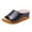 Black, variant on NOKIO Stylish Women'S Beach Sandals Women's Wedges Slippers Fashion Heeled Shoes Hollow Casual Fish Mouth Slippers Women Flat Sandals Orthopedic Arch Support Walking Summer Sandals
