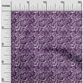 thumbnail image 1 of oneOone Cotton Poplin Fabric Leaves & Floral Block Printed Craft Fabric BTY 42 Inch Wide, 1 of 4
